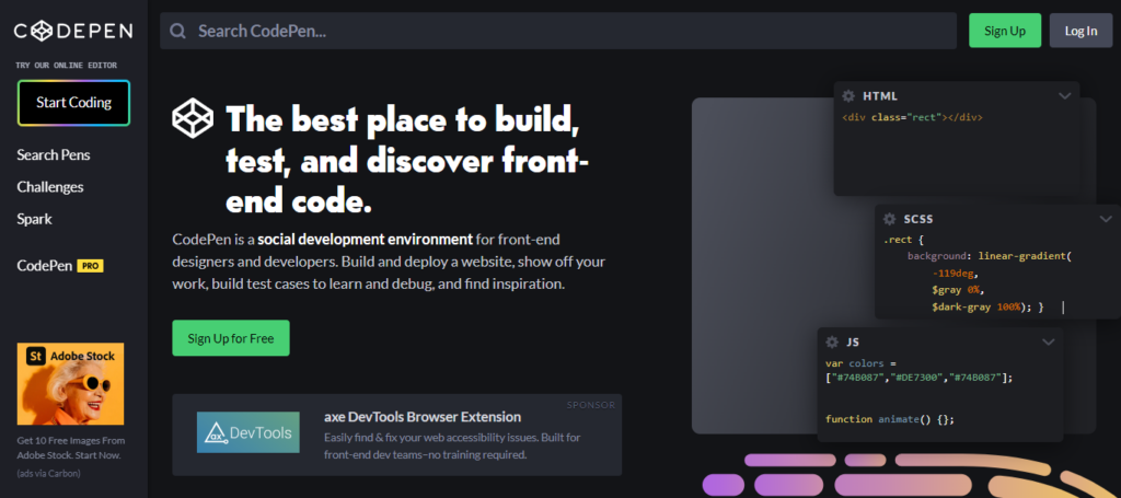codepen-best-code-sharing-tool-for-website-developers