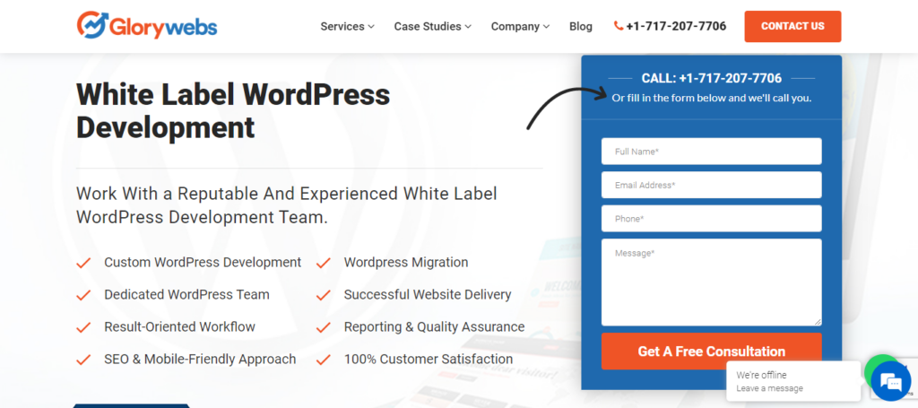 glorywebs-white-label-wordpress-development