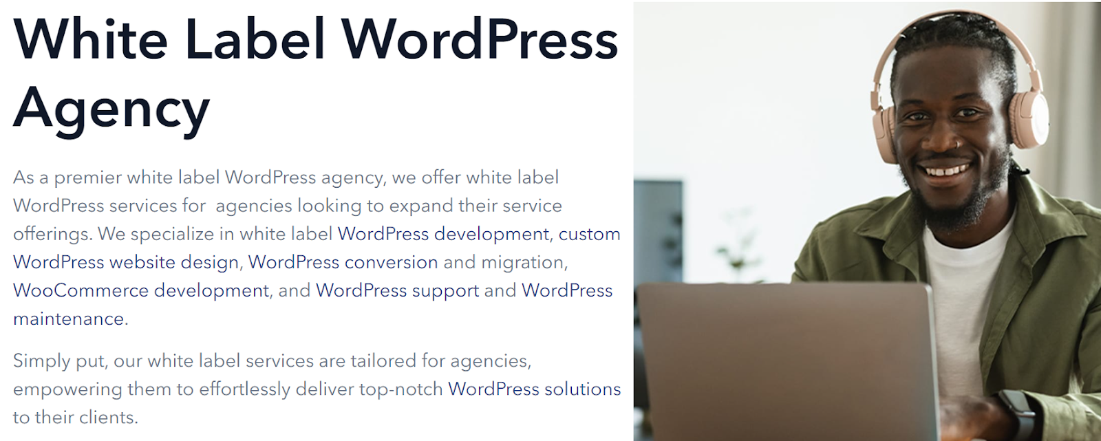 Hiring a white-label Partner for WordPress