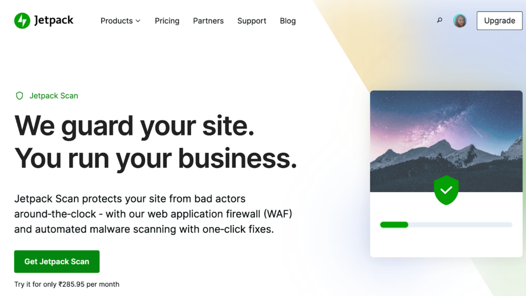 jetpack for wordpress monitorig