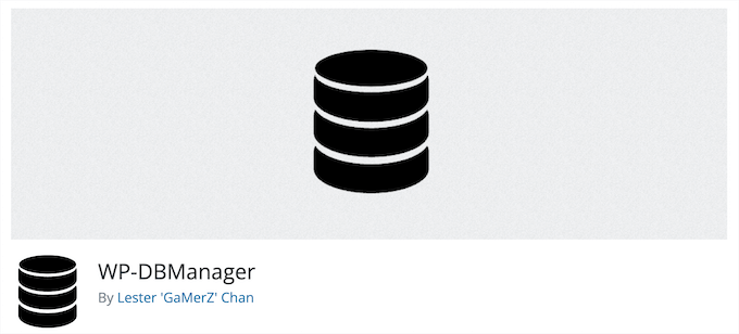 wp-dbmanager