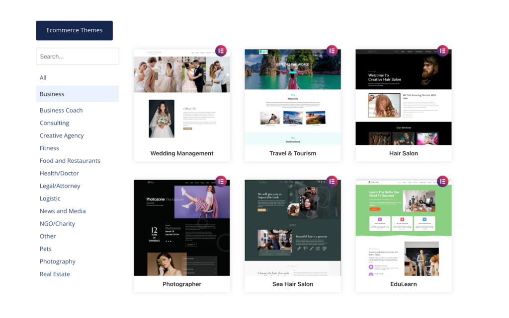 Themes for Small Businesses