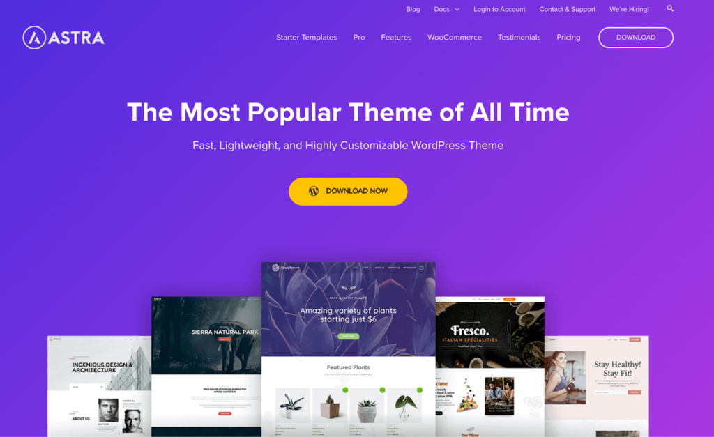 Astra WordPress themes & templates