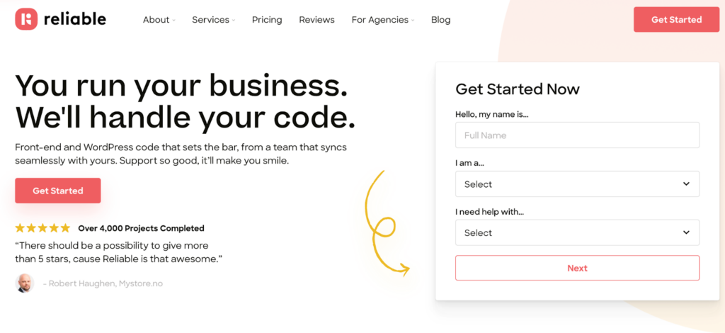 Hey Reliable WordPress core web vitals
