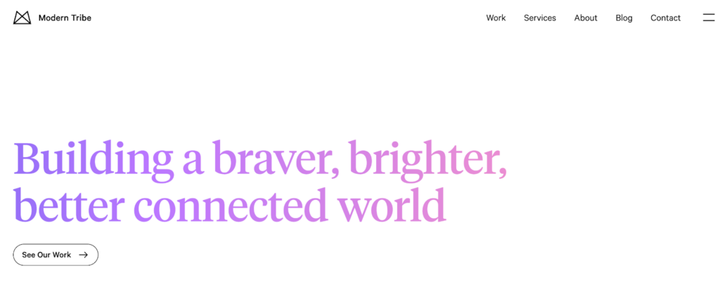 Modern Tribes WordPress design services