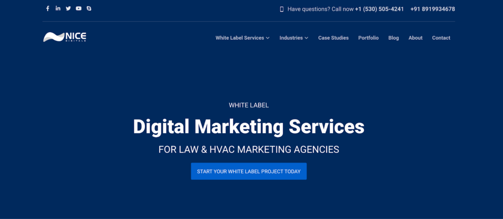 Nice Digitals - WordPress design agency