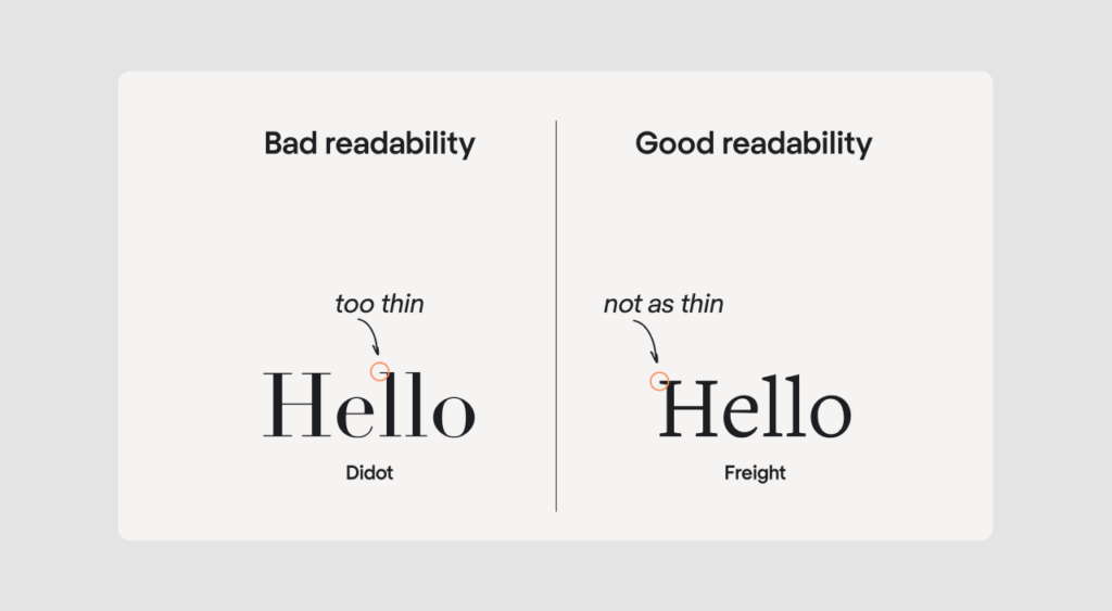 Reverse bad UX by enhancing redability