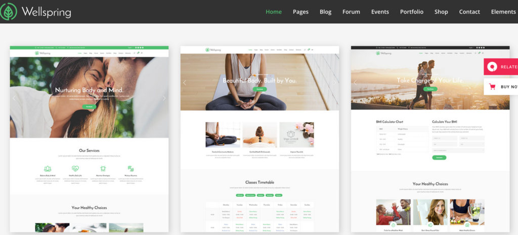 wellspring-yoga-wordpress-themes