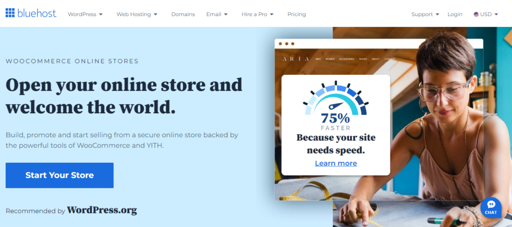 bluehost-woocommerce-hosting
