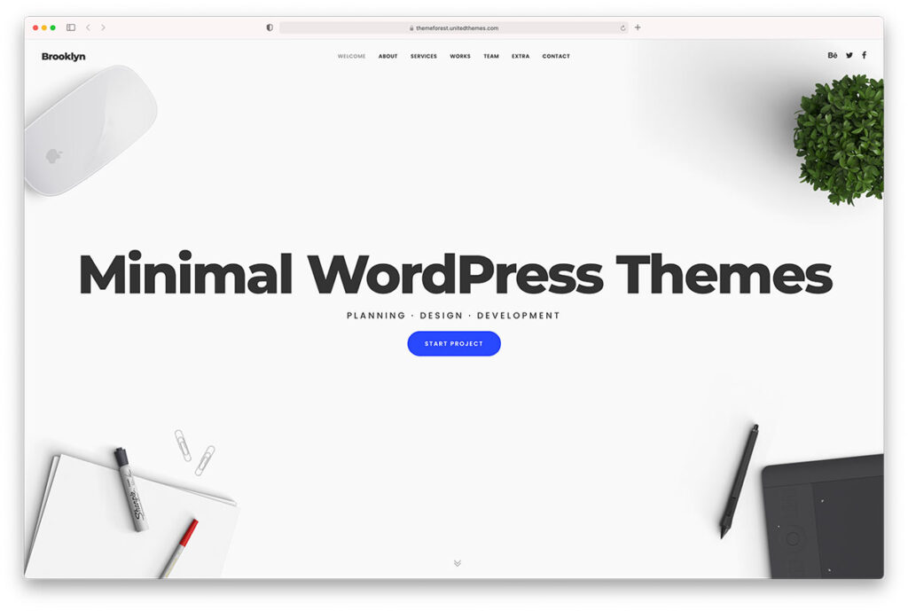 Minimalism in WordPress design