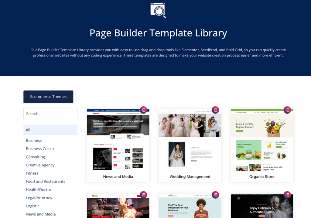 WordPress themes & templates