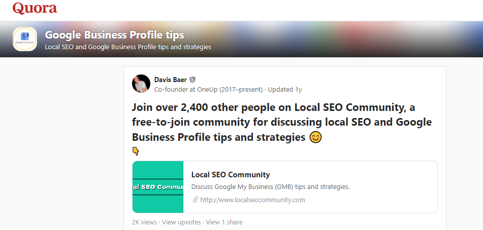 quora-seo-community