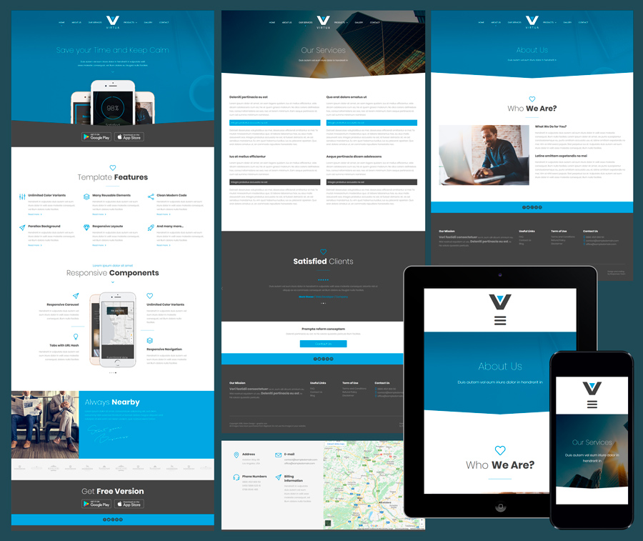 WordPress theme for responsive design
