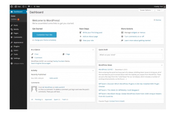 wordpress-dashboard