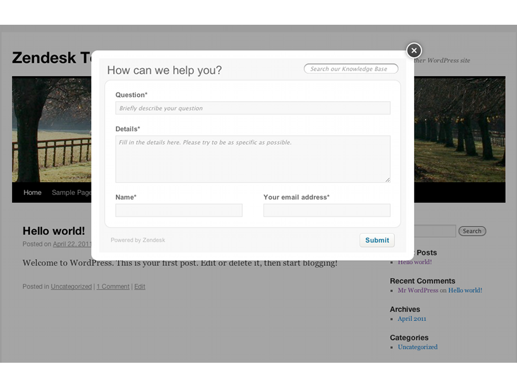 Chat Zendesk