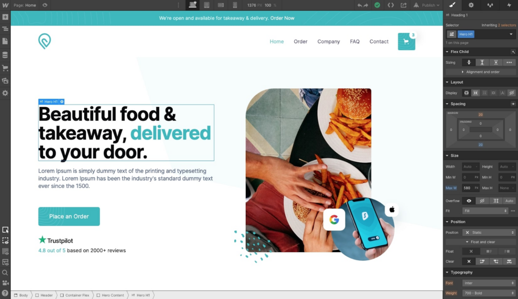Webflow vs WordPress