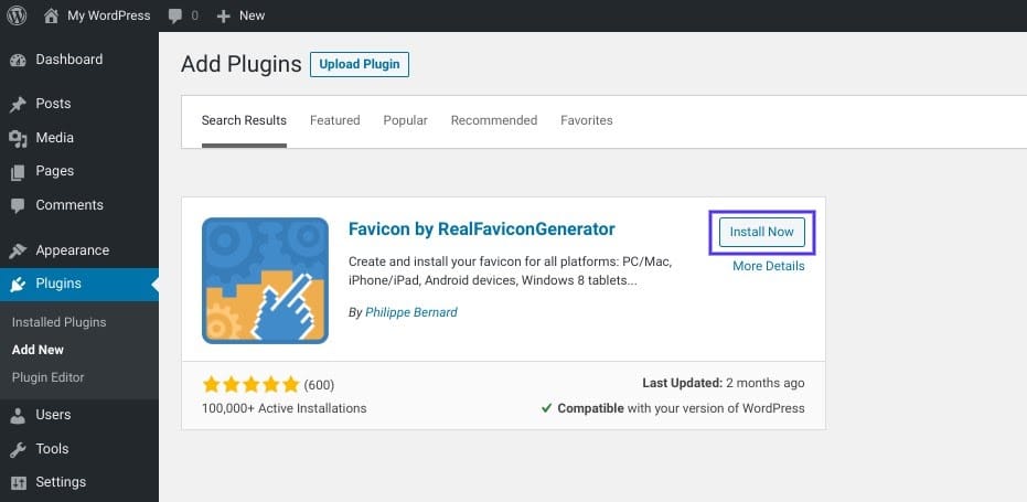 WordPress Favicon