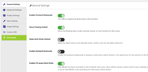 WordPress Dark Mode