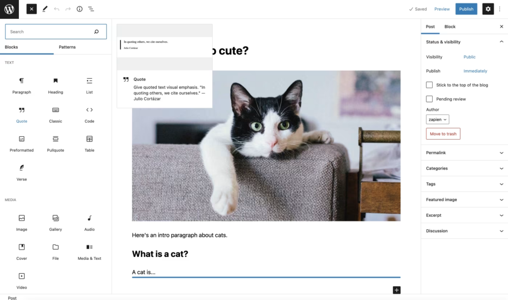 Squarespace vs WordPress