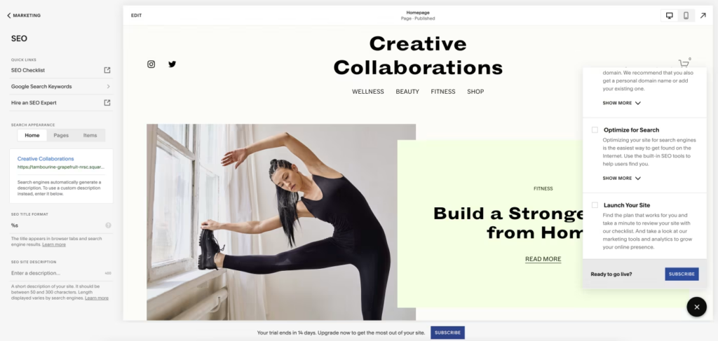 Squarespace vs WordPress