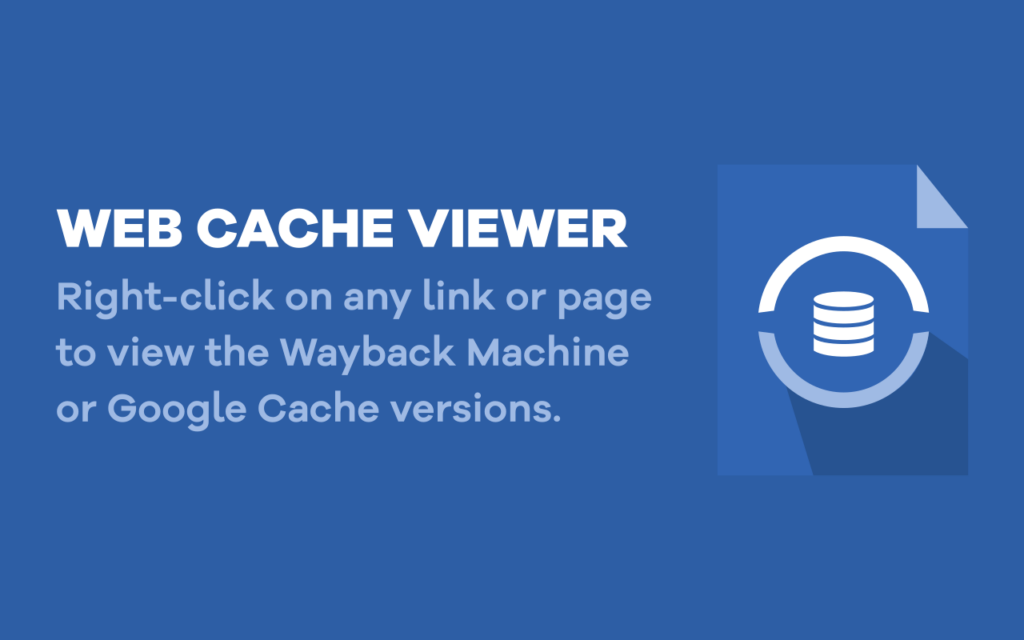 Extensions for Cache View