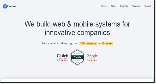 Ideabox - custom WordPress website design services