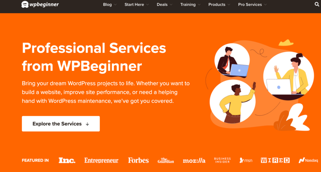 WPBeginner Pro Services