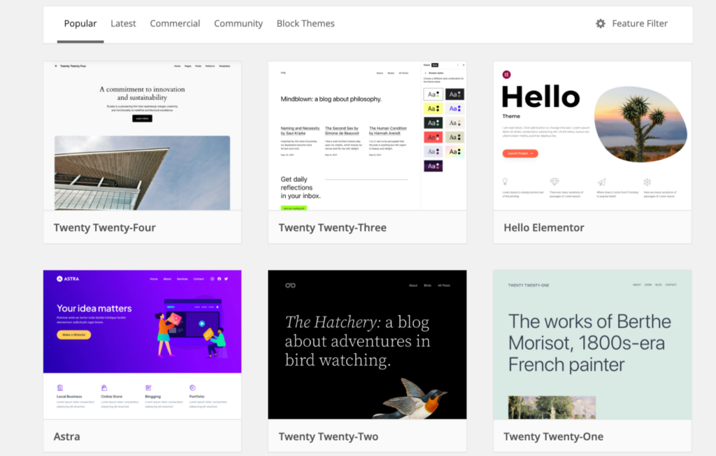 WordPress-themes