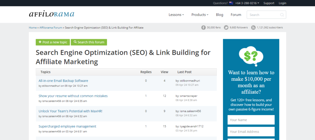affilorama-seo-forum
