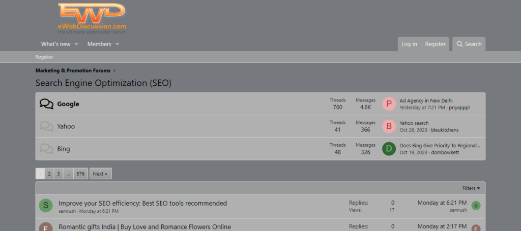ewebdiscussion-seo-forum