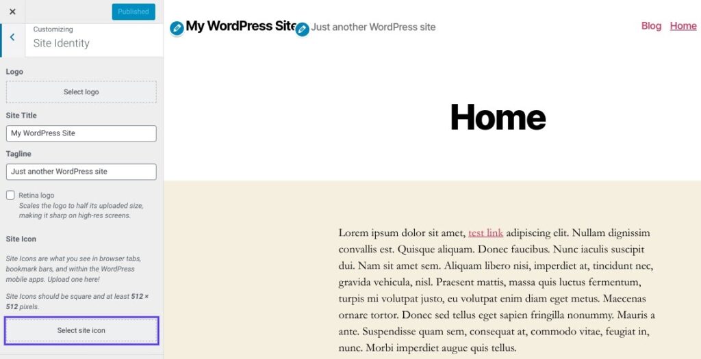 WordPress Favicon