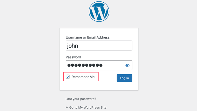 Log In Tab_WordPress Login URL
