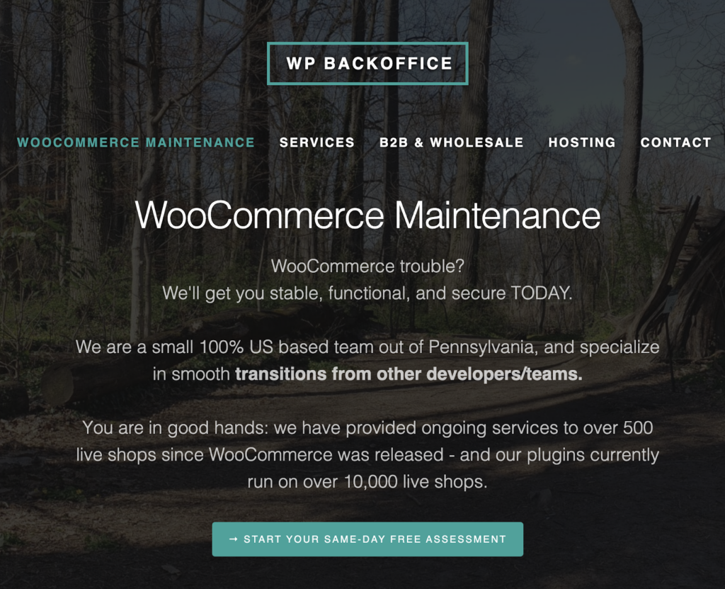 WP Back Office