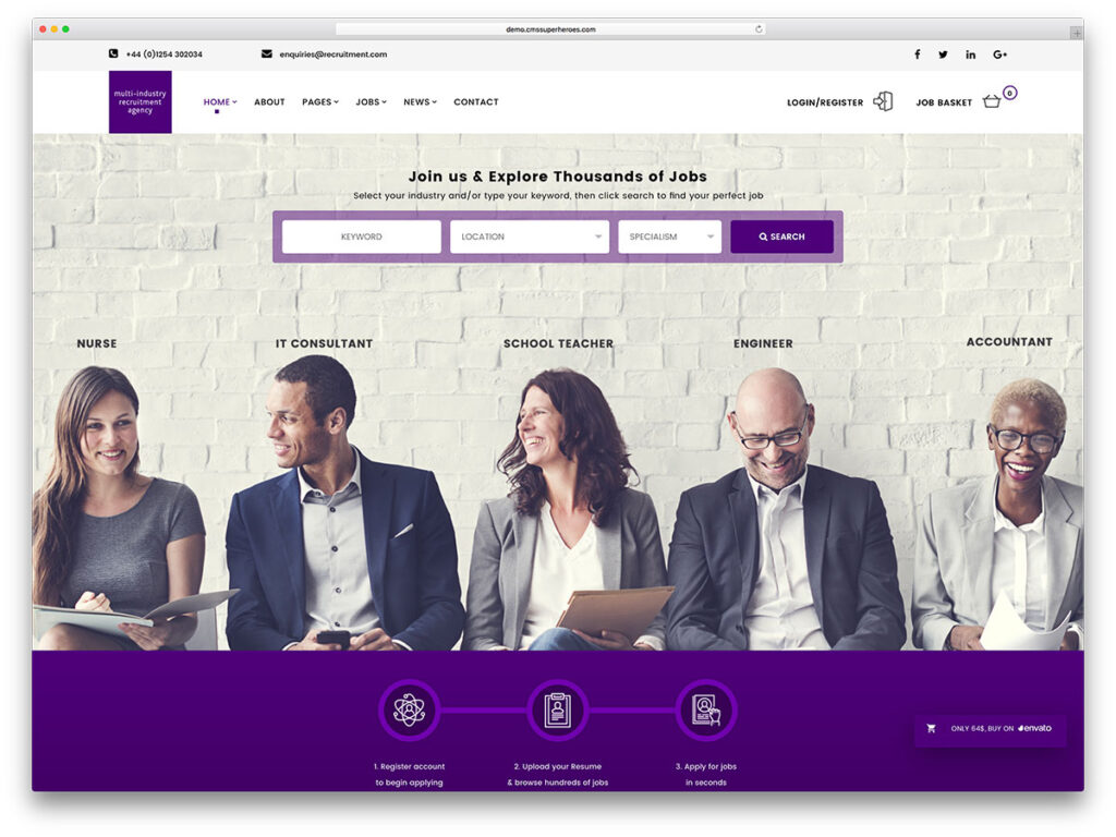 Recruitment Agency_WordPress Job Board Plugins and Themes 