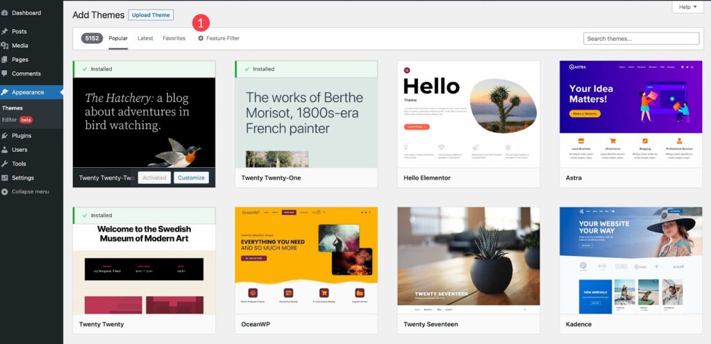 WordPress Full Site Editing