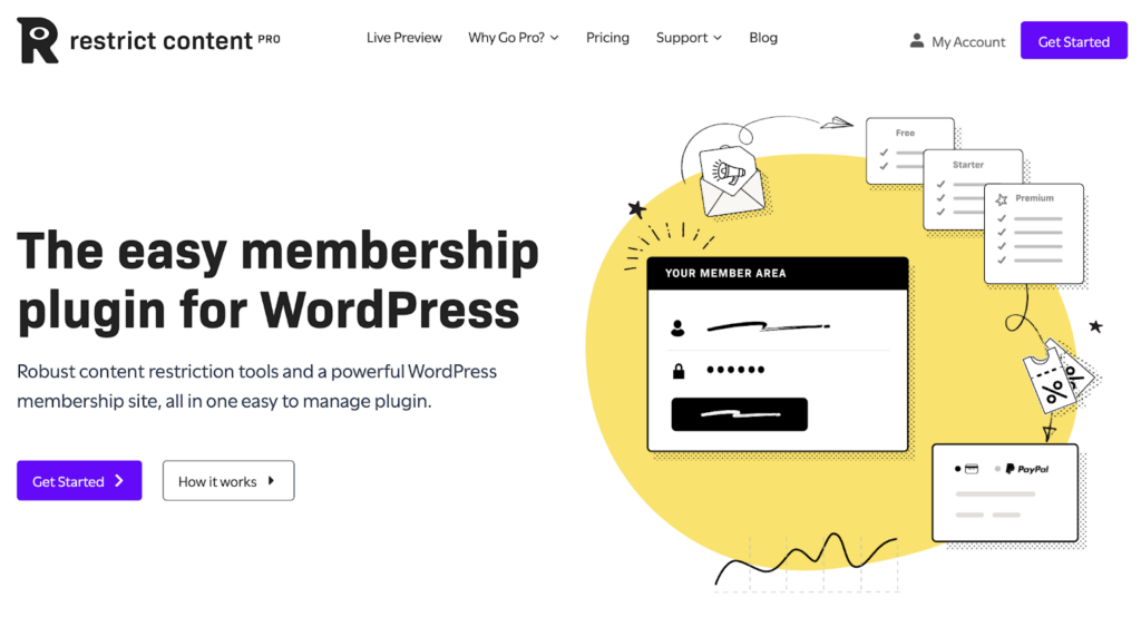 WordPress Paywall Plugins_Restrict Content Pro