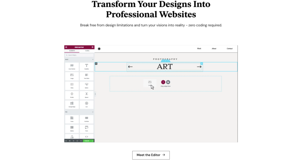 Elementor-one-page-website-page-builder