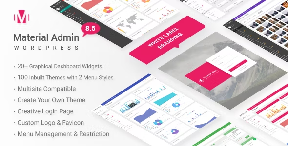 Material_White Label WordPress Admin Themes