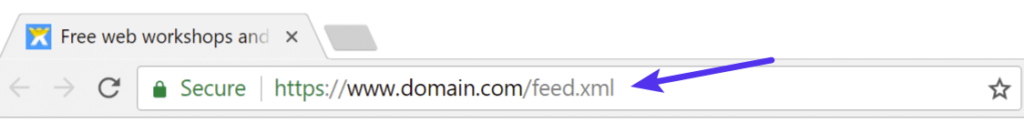 RSS feed.xml