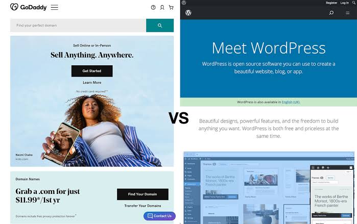 GoDaddy vs WordPress