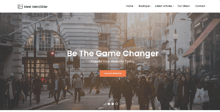 Meet MetaSlider - Agency Theme