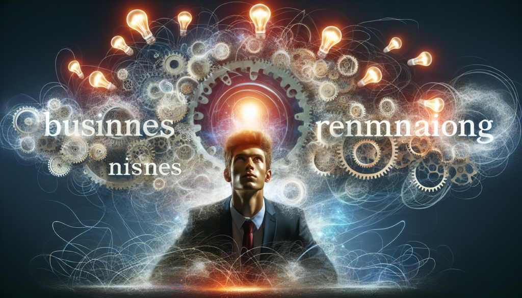 Illustration of brainstorming business name ideas