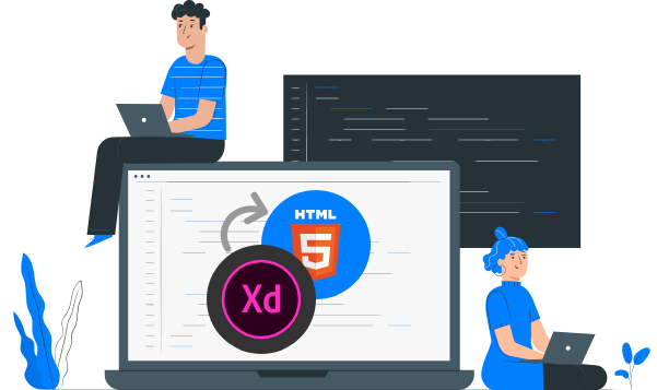 different methods to convert xd designs to html