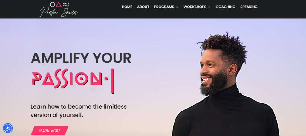 high-quality-visuals-life-coach-website-design