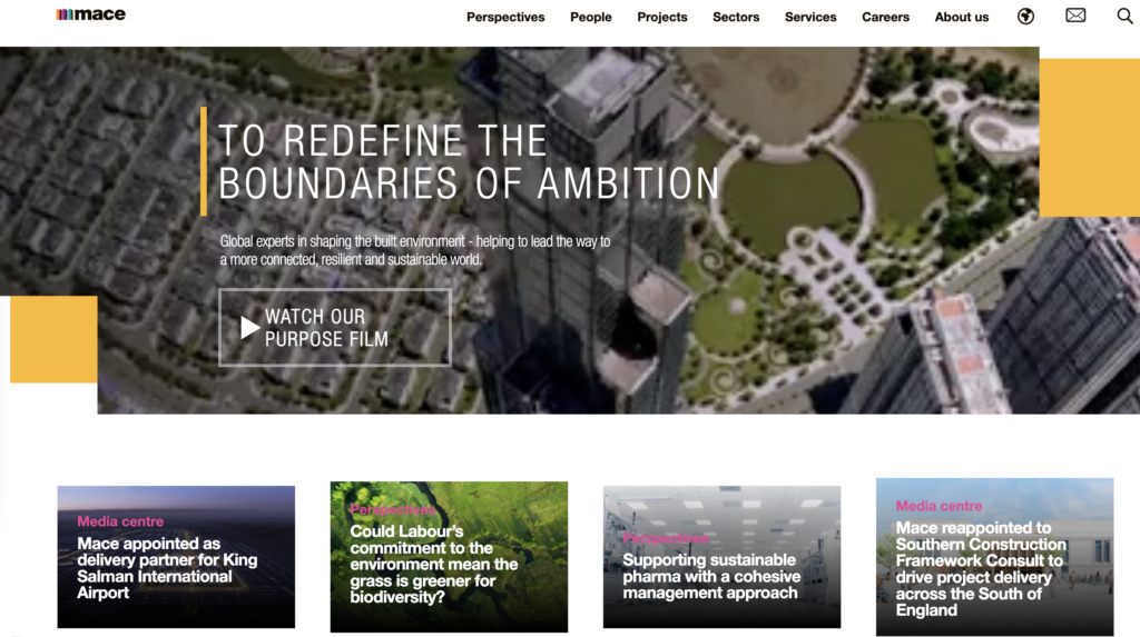 Mace-website-design