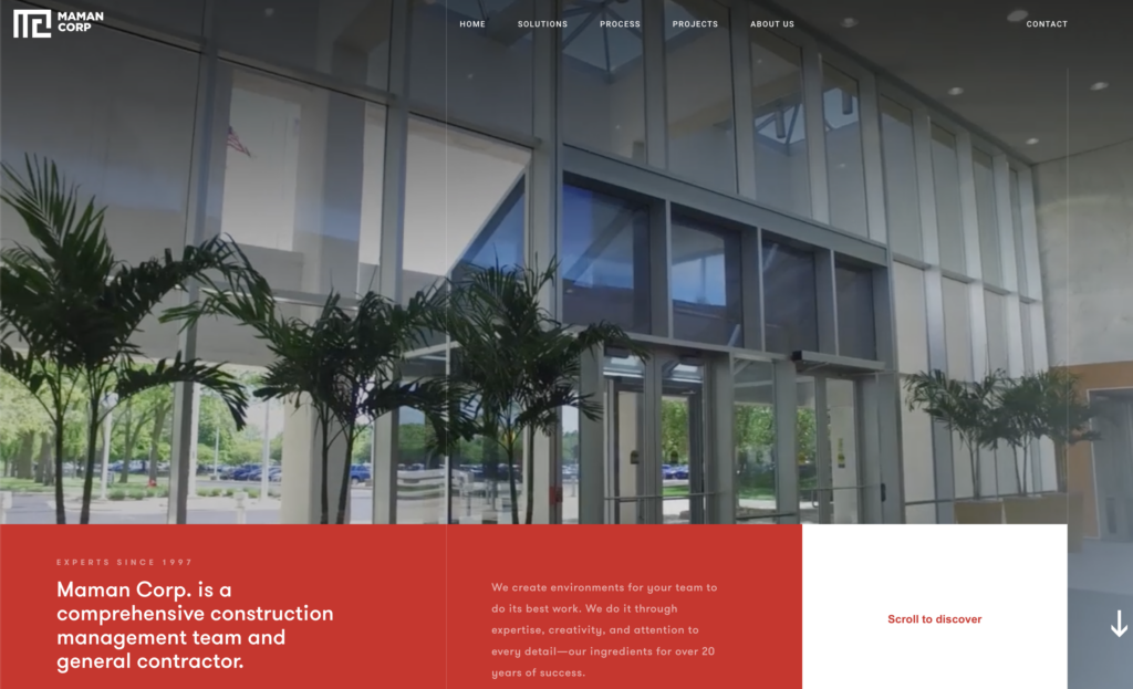 Maman-corp-web-design