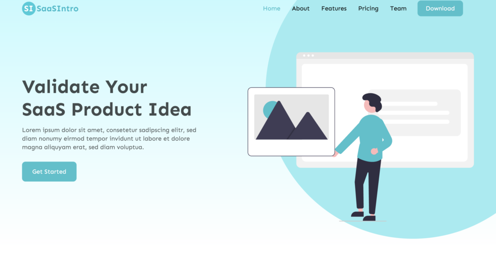 SaaSIntro-SaaS-landing-page-templates