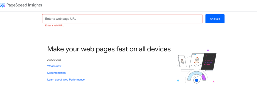 check-page-speed-insights