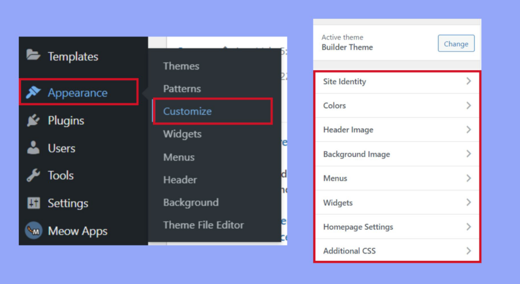 Customizing Theme Elements