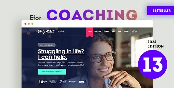 Premium Life Coach WordPress theme